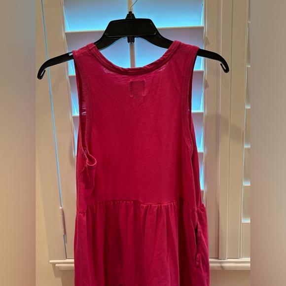 Gap Women’s Lightweight Tiered Layered Sleeveless Summer Dress in Pink Size Med - Picture 12 of 13